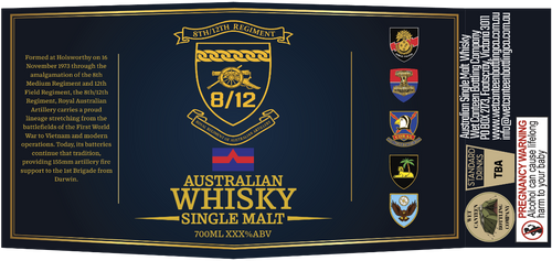 8th/12th Regiment Commemorative Whisky
